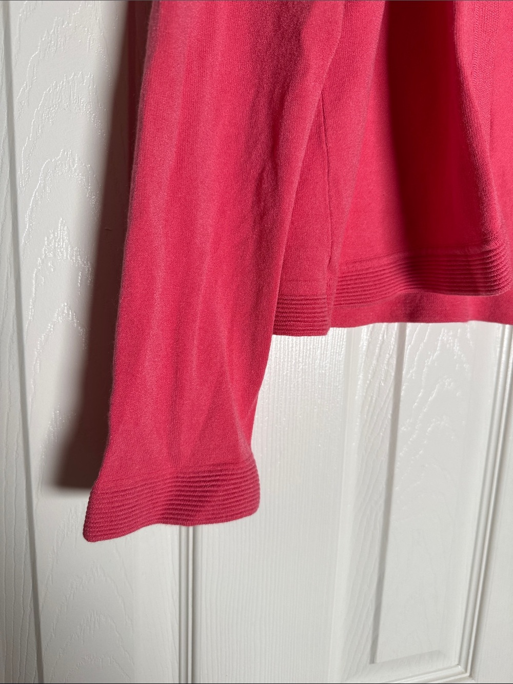 Talbots Pink Open-Front Cardigan - Picture 4 of 5
